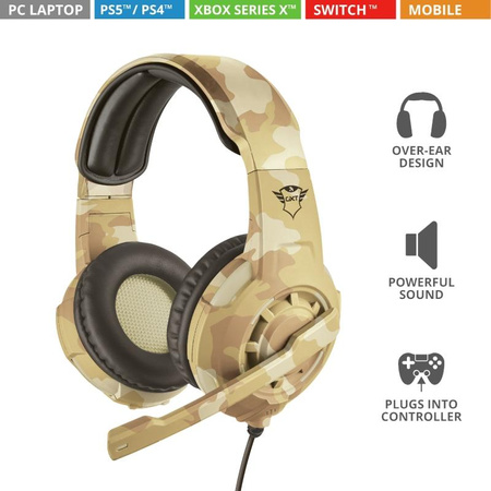 Trust GXT 310D Radius - Casque d'écoute pour les joueurs