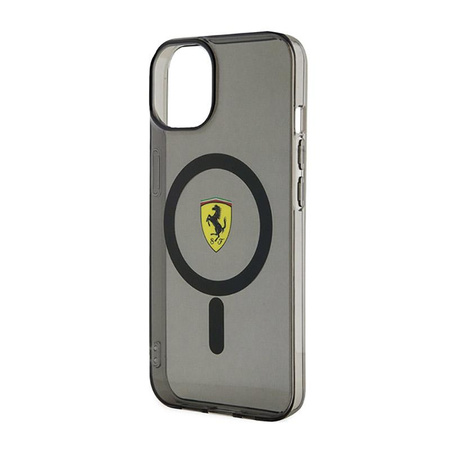 Ferrari Translucent MagSafe - Schutzhülle für iPhone 14 (Schwarz)