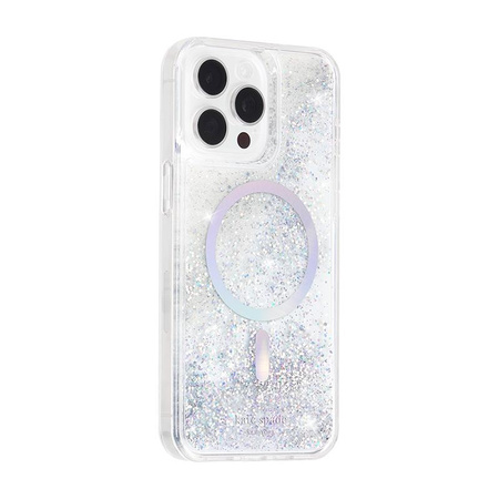 Kate Spade New York Liquid Glitter MagSafe - iPhone 15 Pro tok (Opál irizáló)