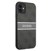 Guess 4G Printed Stripe - iPhone 11 Case (gray)