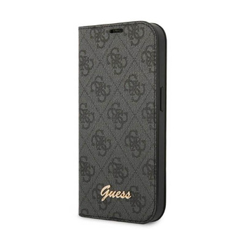 Guess 4G Metal Camera Outline Booktype Case - iPhone 14 Pro Max Case (black)