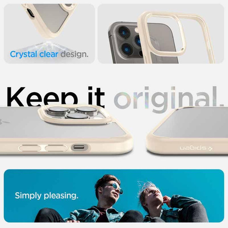 Spigen Ultra Hybrid - Case for iPhone 14 Pro (Beige)