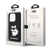 Karl Lagerfeld 3D gumi NFT Choupette - iPhone 14 Pro tok (fekete)