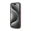 Guess 4G Metal Gold Logo - Case for iPhone 15 Pro (brown)