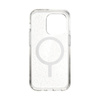 Speck Presidio Perfect-Clear with Glitter + MagSafe - Etui iPhone 14 Pro z powłoką MICROBAN (Clear / Gold Glitter)