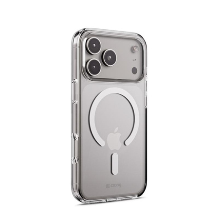 Průhledný kryt Crong MAG - kryt MagSafe pro iPhone 17 Pro (průhledný)