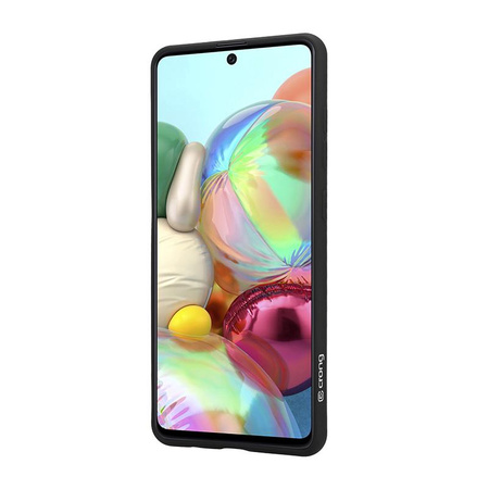 Barevný kryt Crong - pouzdro pro Samsung Galaxy A71 (černé)