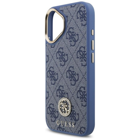 Guess 4G Strass Logo MagSafe - Hülle iPhone 17 (Blau)