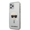Karl Lagerfeld Head - pouzdro pro iPhone 12 / iPhone 12 Pro (průhledné)