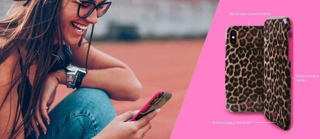 PURO Glam Leopard Cover - iPhone Xs / X tok (Leo 2)