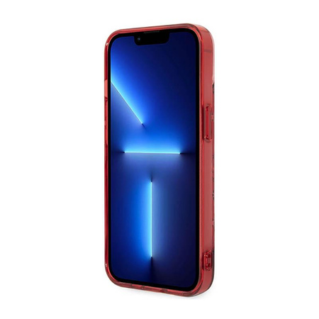 Guess Bandana Paisley - Coque pour iPhone 14 Plus (rouge)