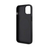 Guess 4G Gedruckte Streifen MagSafe - iPhone 15 Tasche (schwarz)