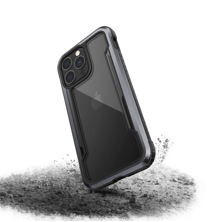 X-Doria Raptic Shield Pro - pouzdro pro iPhone 13 Pro (antibakteriální) (černé)