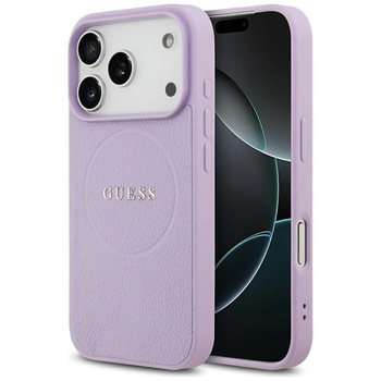 Guess Grained Ring MagSafe - iPhone 17 Pro Case (purple)