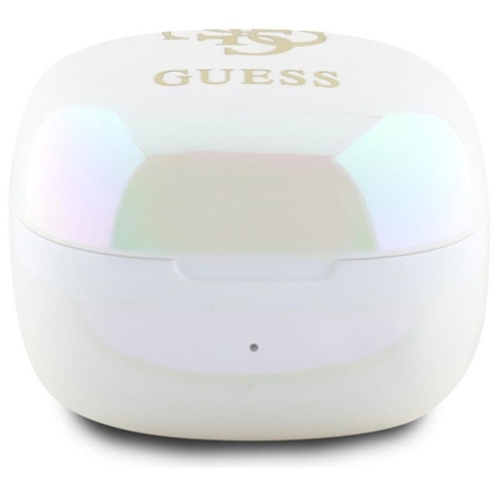 Guess 4G Printed Logo - Bluetooth TWS Kopfhörer + Ladecase (Weiß)