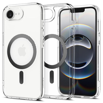 Spigen Ultra Hybrid MagSafe - Hülle für iPhone 16e (Carbon Fiber)