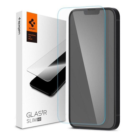 Spigen Glas.TR Slim - Verre trempé pour iPhone 16e / iPhone 14 / iPhone 13 / iPhone 13 Pro
