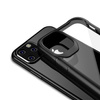Crong Hybrid Clear Cover - iPhone 11 Pro case set (black) + 9H hybrid glass