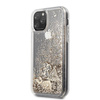 Guess Liquid Glitter Hearts - Coque iPhone 11 Pro (Or)