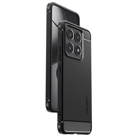 Spigen Rugged Armor - Hülle für Xiaomi 14T (Matt Schwarz)