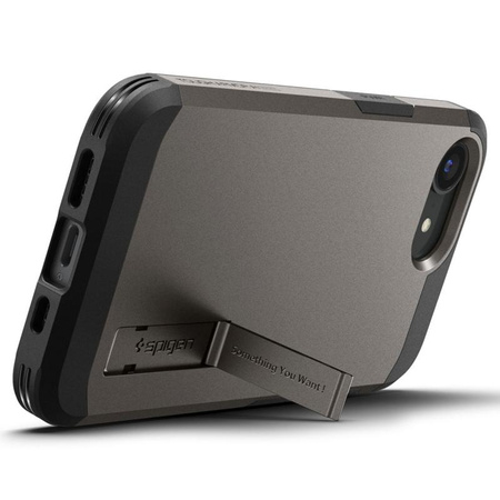 Spigen Tough Armor Mag MagSafe - Case for iPhone 16e (Gunmetal)