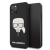 Karl Lagerfeld Iconic Embossed Glitter Case - iPhone 11 Pro Max Case (Black)