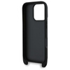 Karl Lagerfeld Saffiano Karl & Choupette Metall Pin CBDY Armband - iPhone 16 Pro Tasche (schwarz)