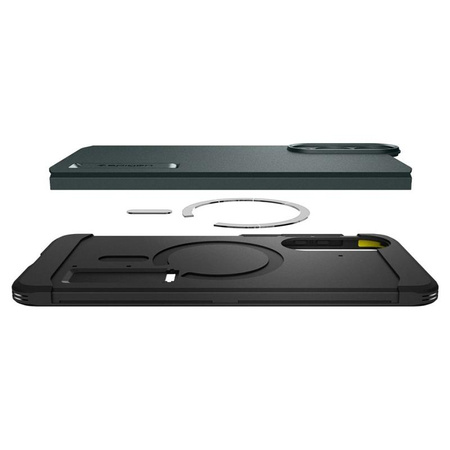 Spigen Tough Armor MagSafe – Pouzdro pro Samsung Galaxy S25 Edge (Abyss Green)