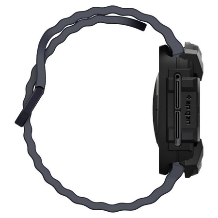 Spigen Rugged Armor - Gehäuse für Samsung Galaxy Watch Ultra 47 mm (Mattschwarz)