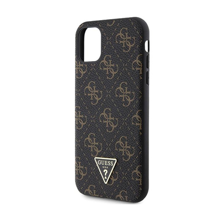 Guess 4G Triangle Metal Logo - Case for iPhone 11 (black)