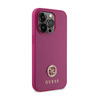 Guess 4G Strass Metall Logo - iPhone 15 Pro Max Tasche (rosa)