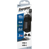 Energizer Ultimate - Multiplug EU / UK / US GaN USB-C & USB-A 90W PD travel charger + USB-C cable (Black)