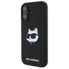Karl Lagerfeld Silikon Choupette Head Print MagSafe – Hülle für iPhone 16 (schwarz)