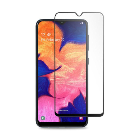 Crong 7D Nano Flexible Glass - 9H hybridní sklo pro celý displej telefonu Samsung Galaxy A10