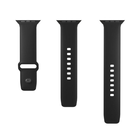 PURO ICON - Elastic strap for Apple Watch 38/40/41/42 mm (S/M & M/L) (Black)