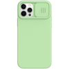 Nillkin CamShield Silky Magnetic - Apple iPhone 12 / 12 Pro Hülle mit Kameraabdeckung (Matcha Grün)