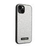 Karl Lagerfeld Glitter Plaque Logo - iPhone 14 Hülle (silber)