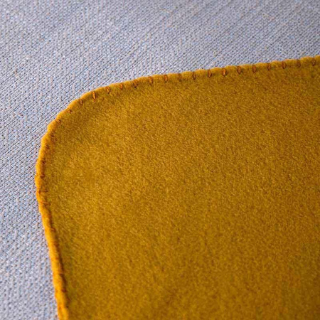 Fleecová deka 170x130 (oranžová)