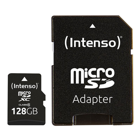 Intenso MicroSDXC - paměťová karta 128 GB Class 10 40 MB/s s adaptérem