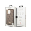 Guess 4G Logo Platte MagSafe - iPhone 13 Pro Max Tasche (braun)