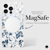 Kate Spade New York Protective Gems MagSafe - Hülle für iPhone 16 Pro Max (Flowerbed Blue)