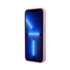 Guess Leder 4G gestempelt - iPhone 15 Pro Tasche (rosa)