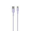 PURO ICON Soft Cable - kabel USB-A na USB-C 1,5 m (Tech Lavender)
