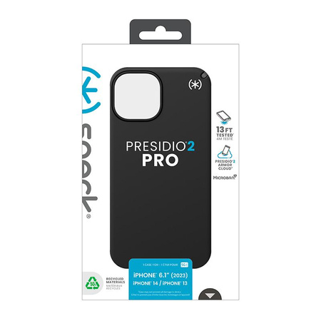 Speck Presidio2 Pro - Case iPhone 16e / iPhone 15 / iPhone 14 / iPhone 13 (Black / Slate Grey / White)