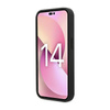 Karl Lagerfeld Saffiano Mono fém logó - iPhone 14 Pro tok (szürke)