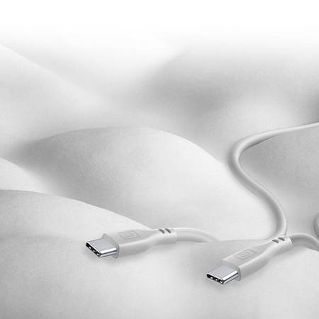 Cellularline Soft Cable - USB-C to USB-C 1.2 m cable (gray)