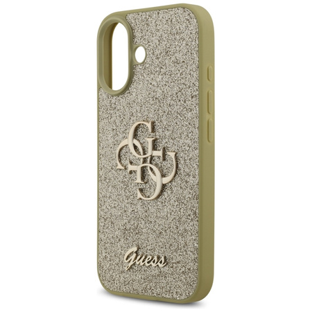 Guess Fixed Glitter Big 4G - Hülle iPhone 17 (gold)