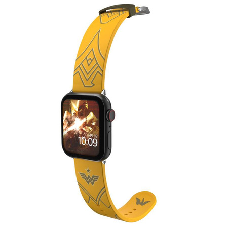 DC Comics - Bracelet pour Apple Watch 38/40/41/42/44/45/49 mm (Wonder Woman 1984 : Golden Armor)