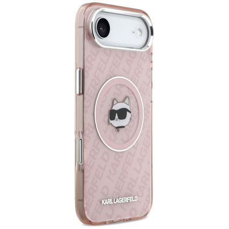 Karl Lagerfeld IML Choupette Head Logo MagSafe - iPhone Air Hülle (Pink)