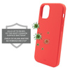 PURO ICON Cover - iPhone 12 Mini Case with Antimicrobial Protection (red)